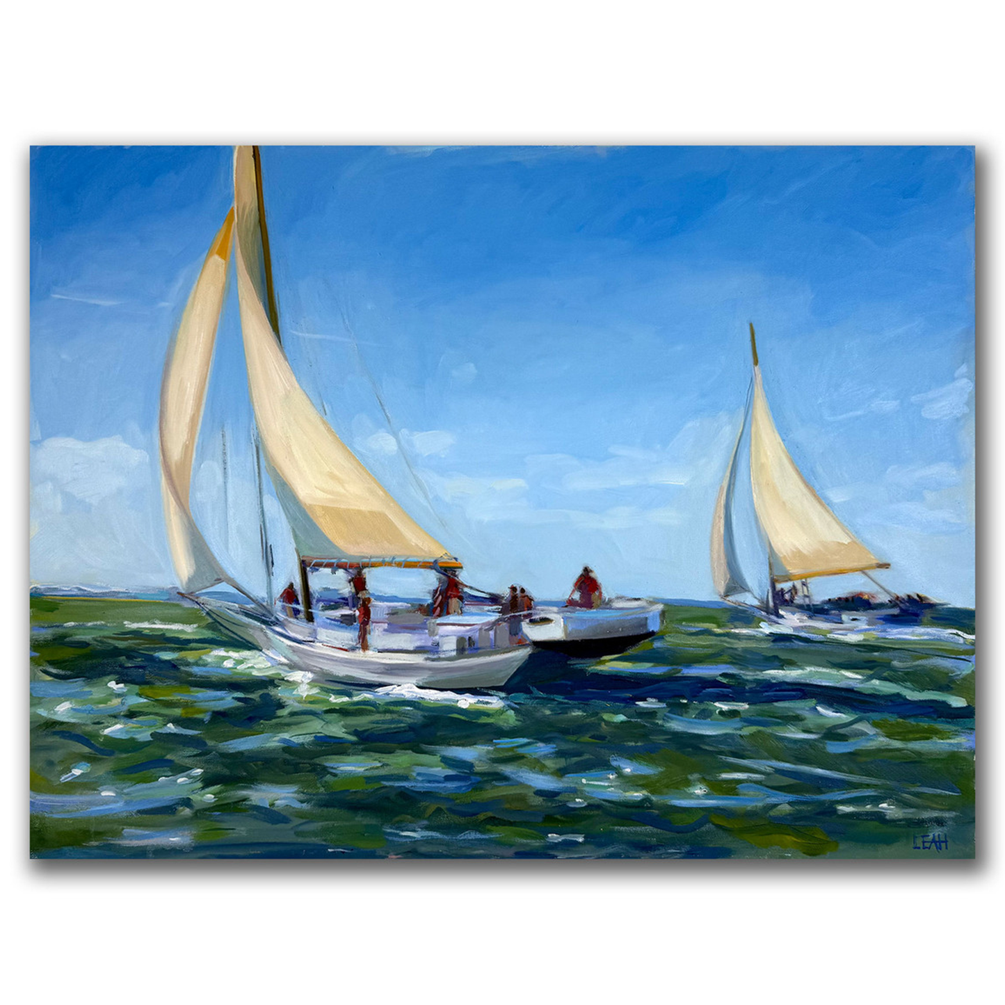 Skipjacks on the Bay by Leah Bell