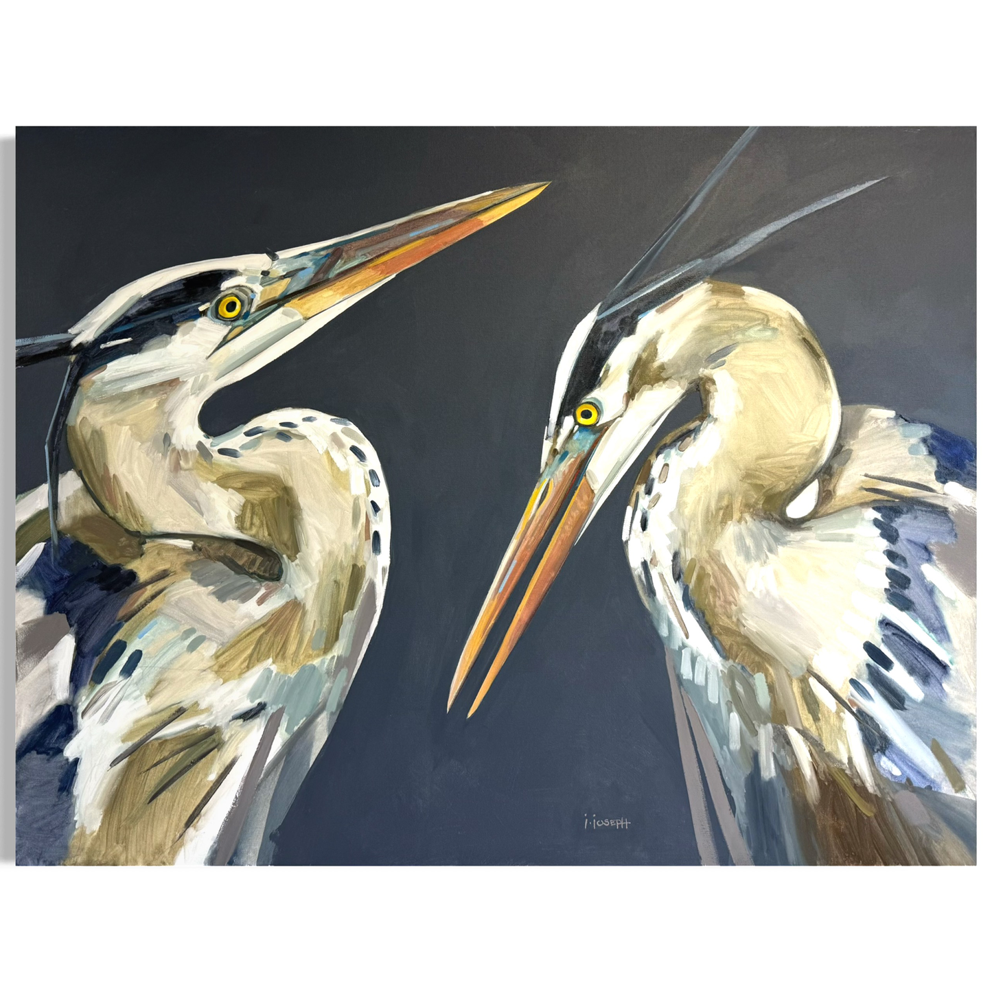 Two Blue Herons by Jeremy Joseph