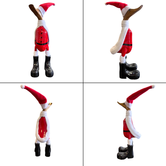 Archie – Small Santa Painted Duck | American Holiday