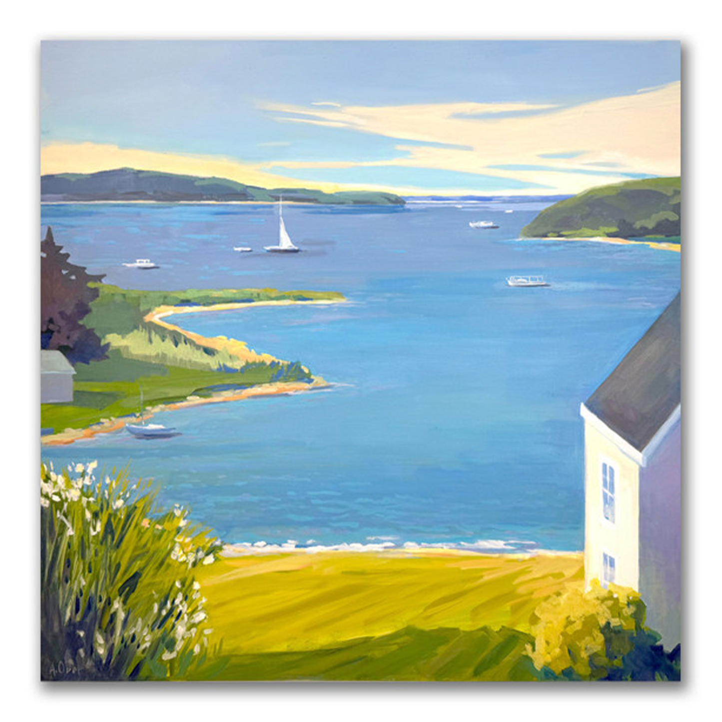 Chesapeake View artwork by Abby Ober in the COLLAB BY AMERICAN HOLIDAY collection, featuring scenic Chesapeake Bay landscape.