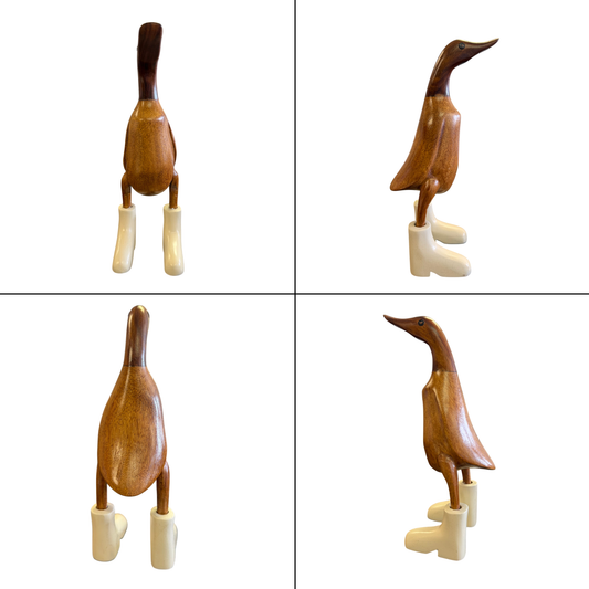 Indigo – Small Ivory Boot Duck | American Holiday