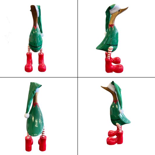 Lennox – Small Elf Painted Boot Duck | American Holiday