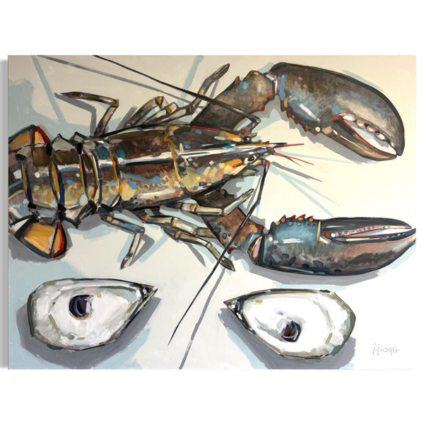 American Lobster with Two Oyster Shells by Jeremy Joseph