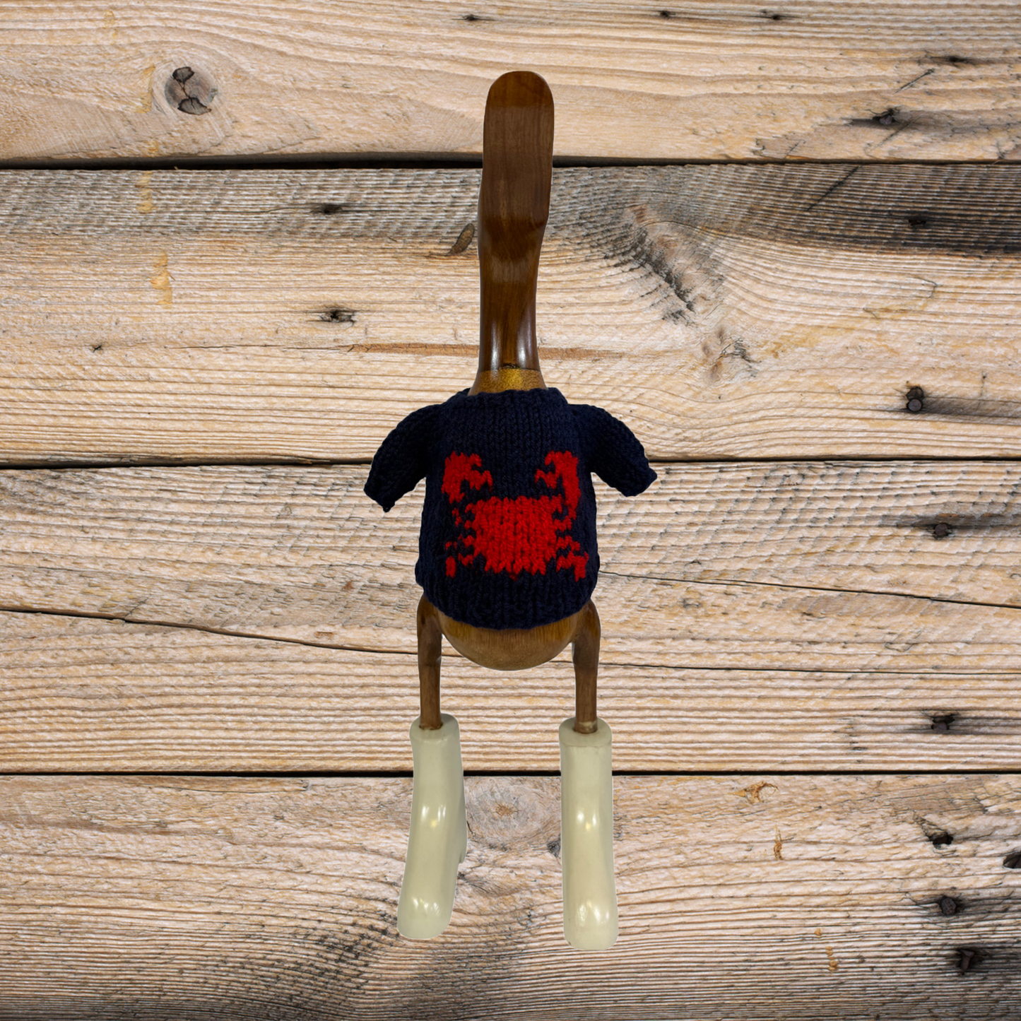 Hand Knit Crab Duck Sweater