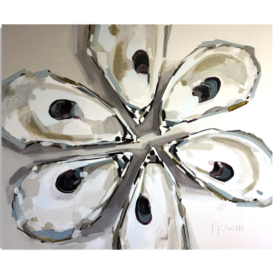 Half Dozen Oyster Shells by Jeremy Joseph