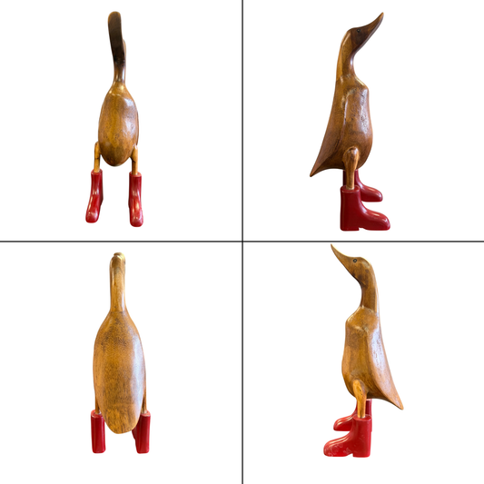 Reese – Medium Red Boot Duck | American Holiday
