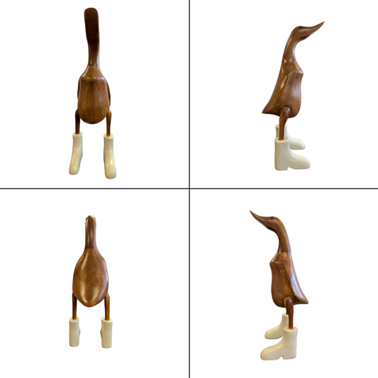 River – Medium Ivory Boot Duck | American Holiday
