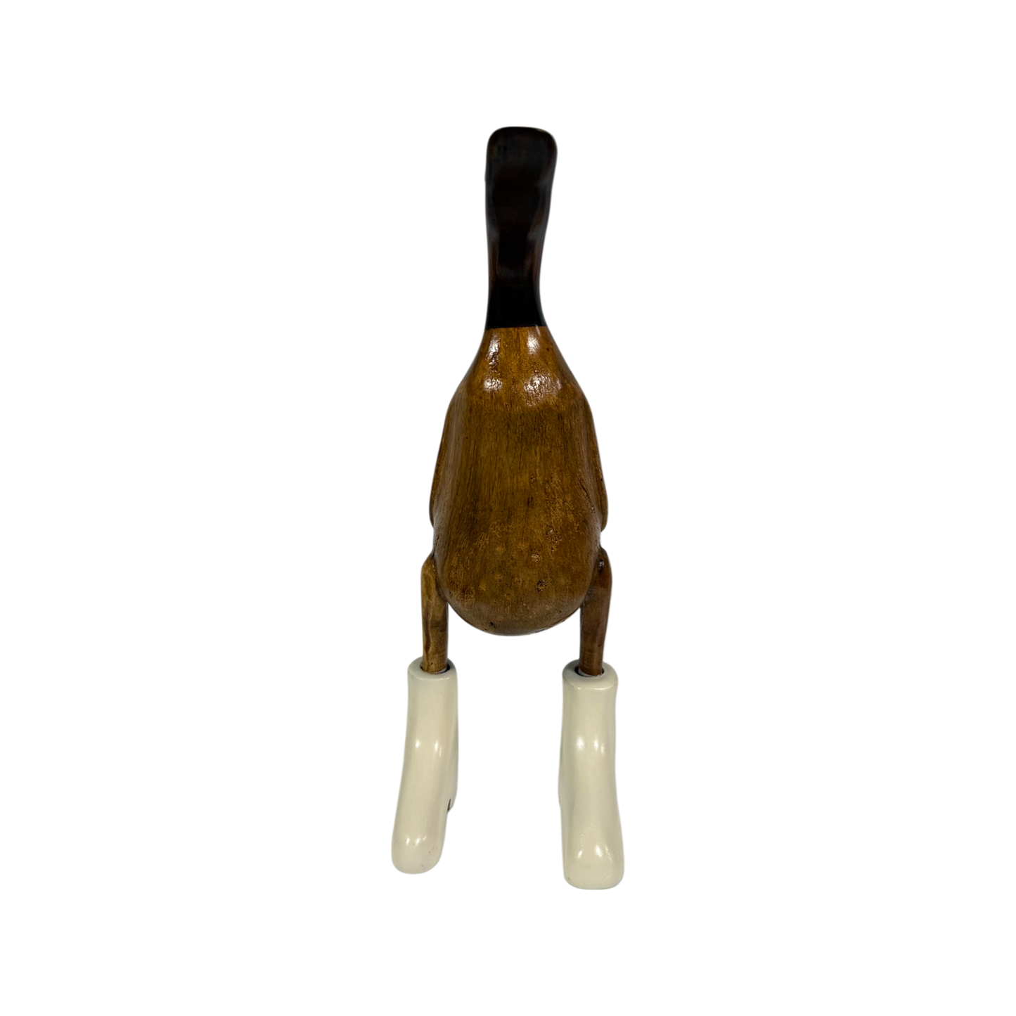 Small ivory duck figurine named Rowan by COLLAB BY AMERICAN/HOLIDAY, featuring detailed duck design with a smooth finish.