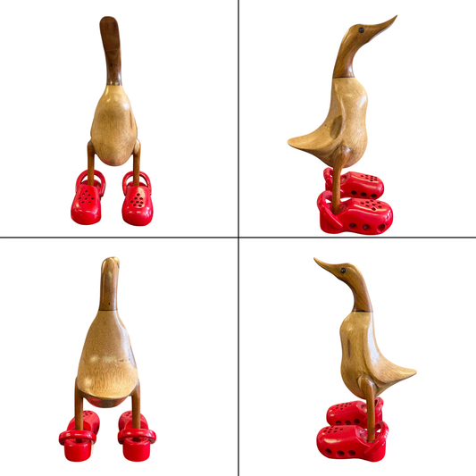 Sidney – Small Red Slip On Duck | American Holiday