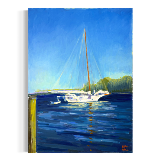 Skipjack Reflections by Leah Bell