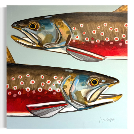 Two Brook Trout by Jeremy Joseph