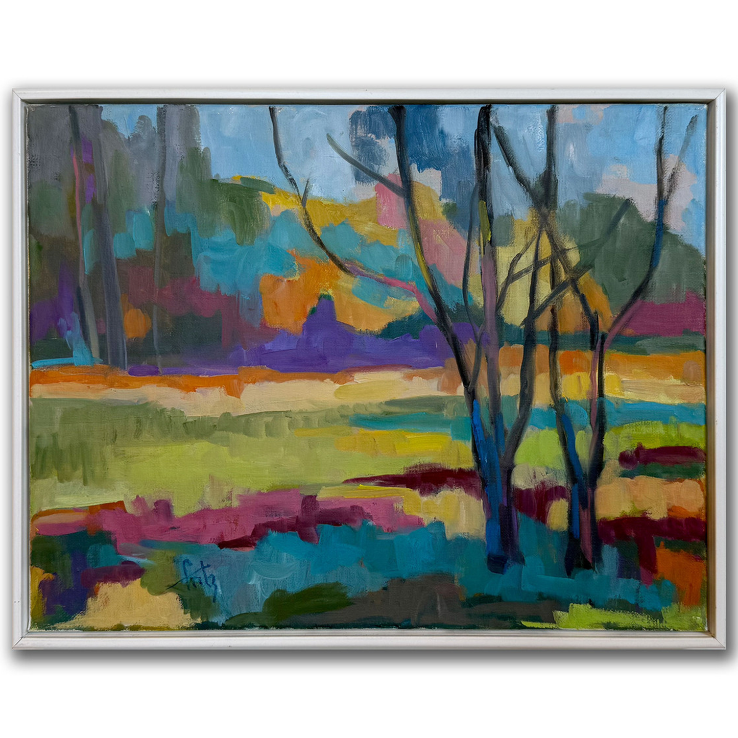 Twin Saplings by Richard Fritz