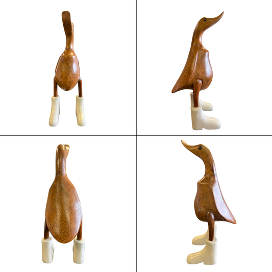 Ziggy – Small Ivory Boot Duck | American Holiday