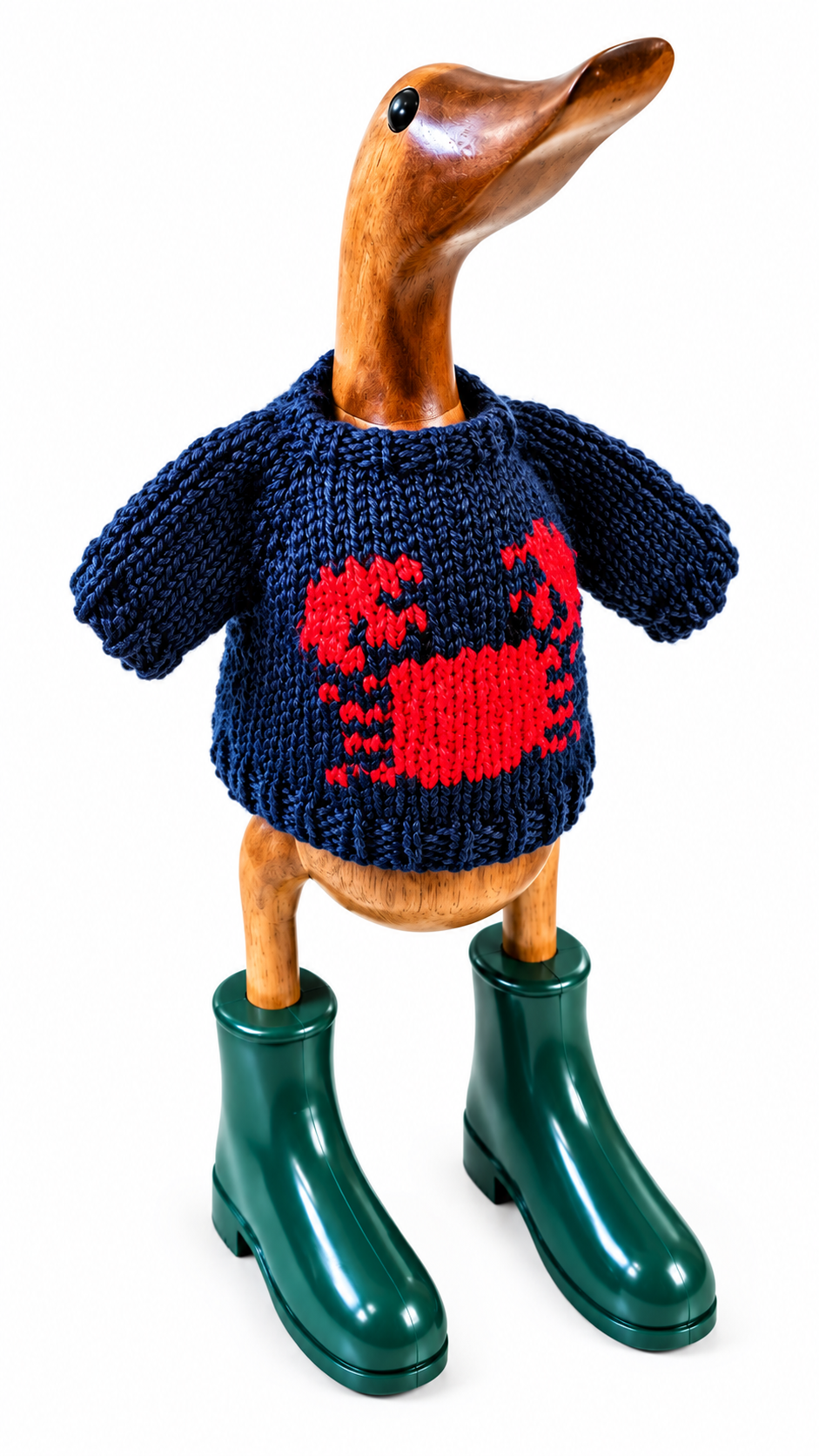 Hand Knit Crab Duck Sweater