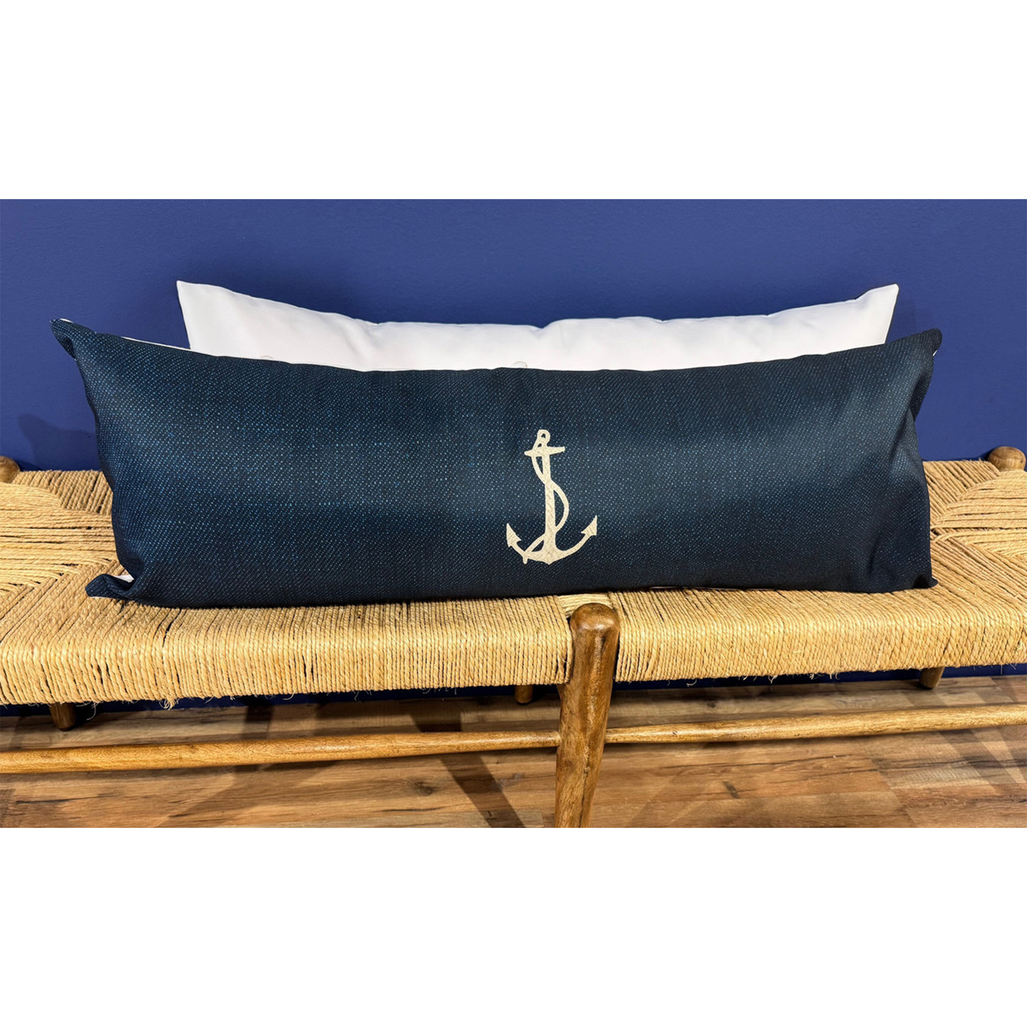 Lumbar Pillow 38" x 16" - Blue Crabs by Jeremy Joseph