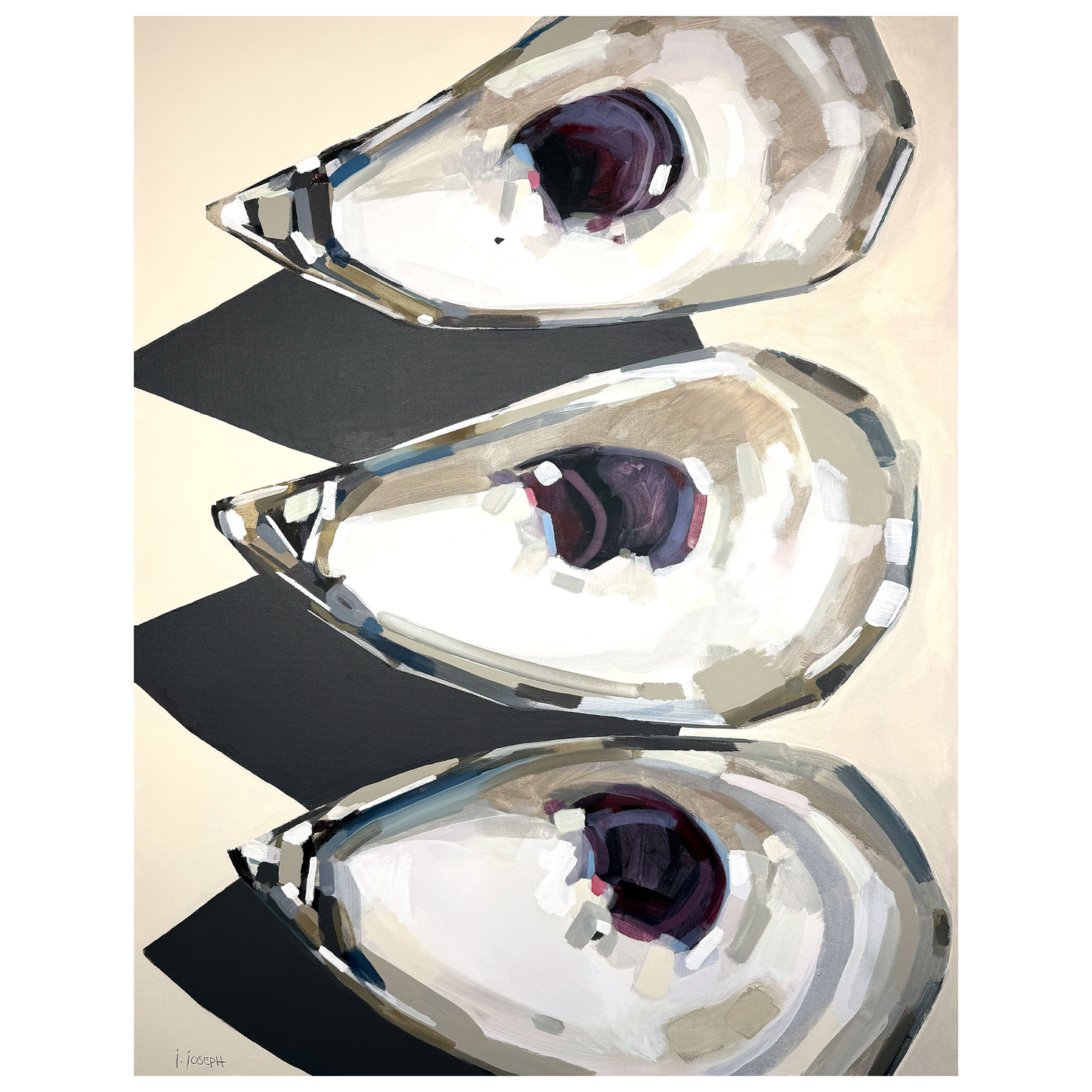 Three Oyster Vertical by Jeremy Joseph