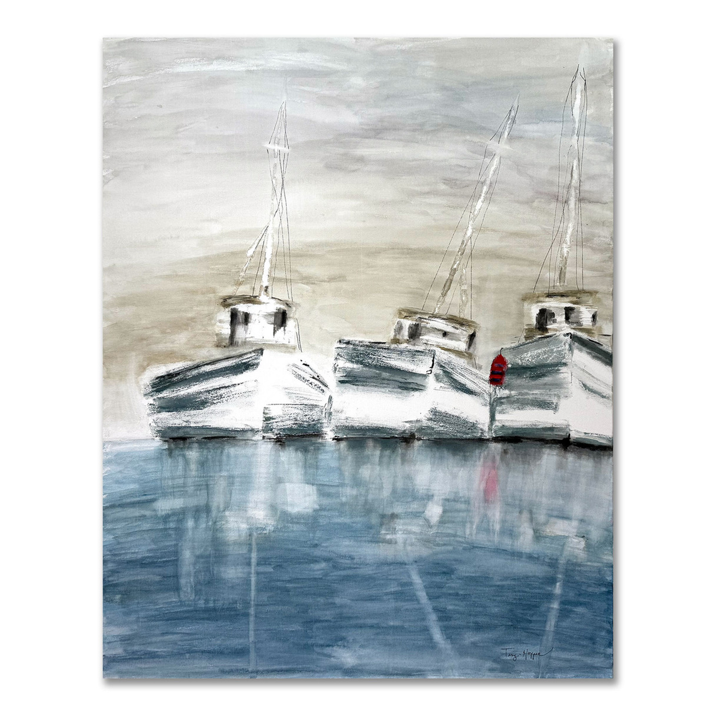 Red Buoy by Rita Ting Hopper