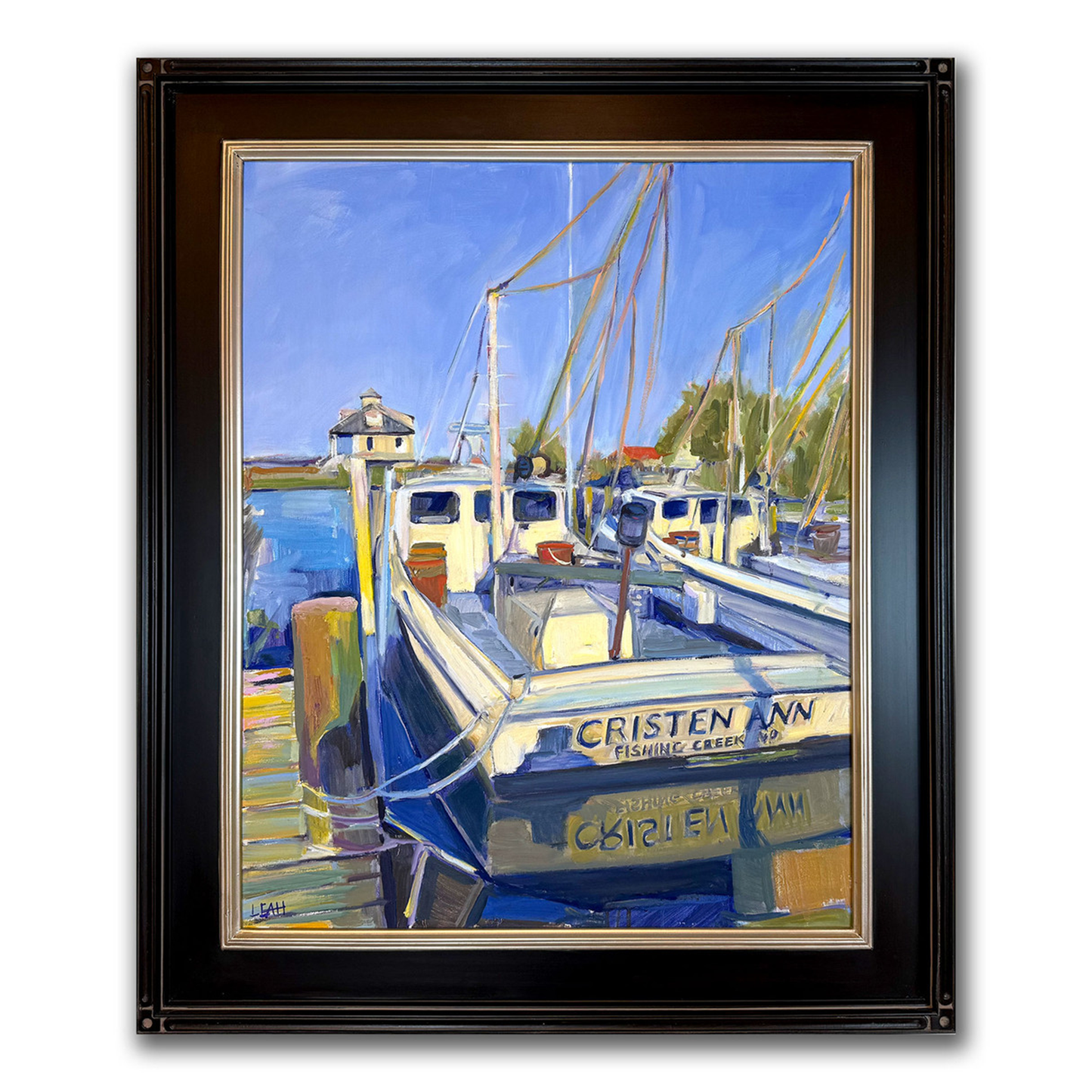 Workboat Cristen Ann by Leah Bell